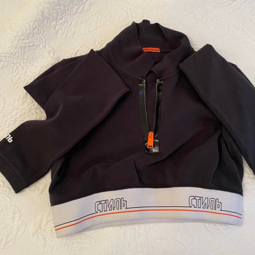 COPY - Heron Preston Long sleeve crop top